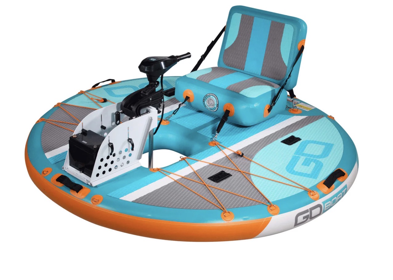 Aqua and orange single GoBoat available for sale